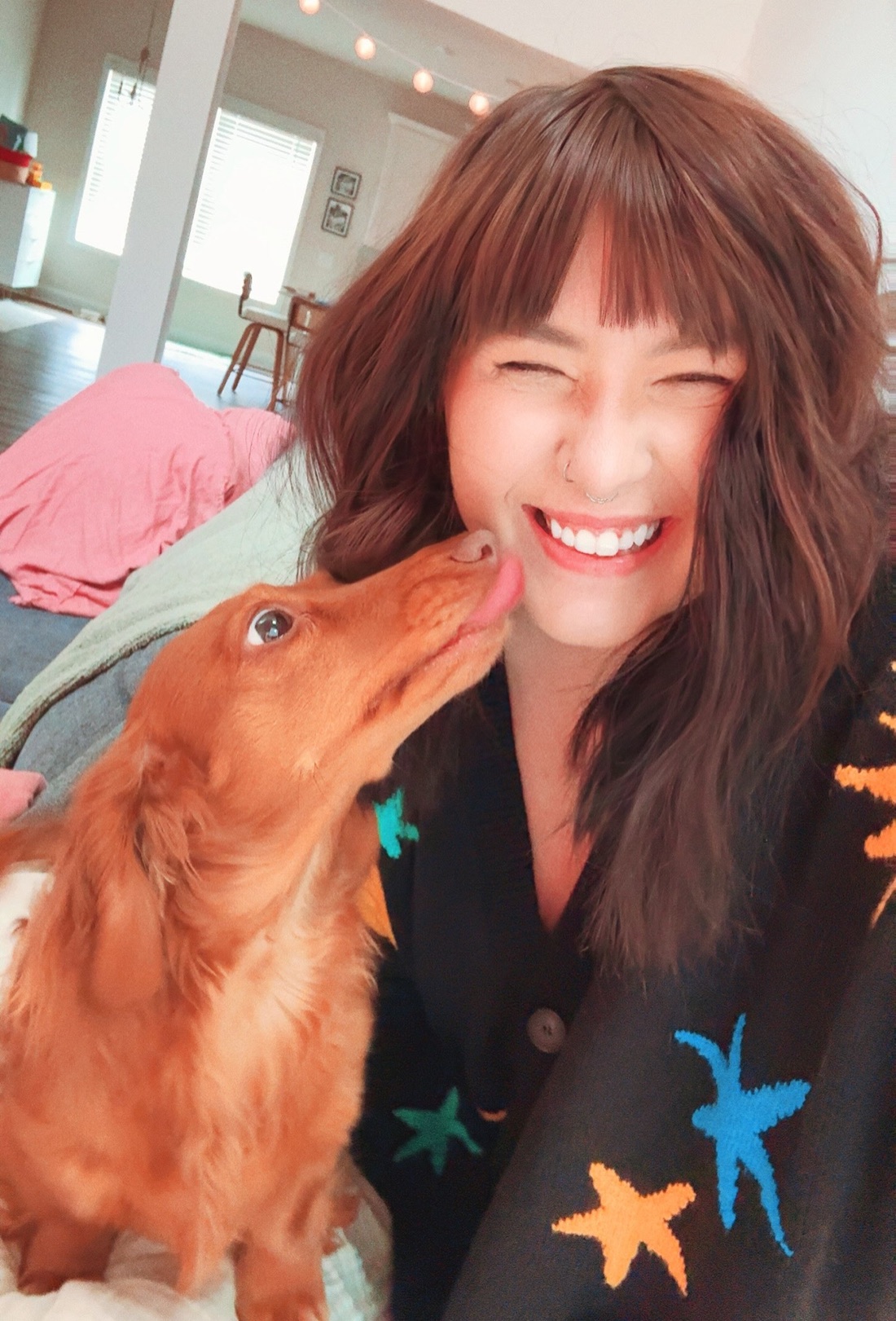 Jessa and her dog Pixel
