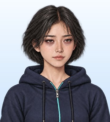 Halmoni, tired