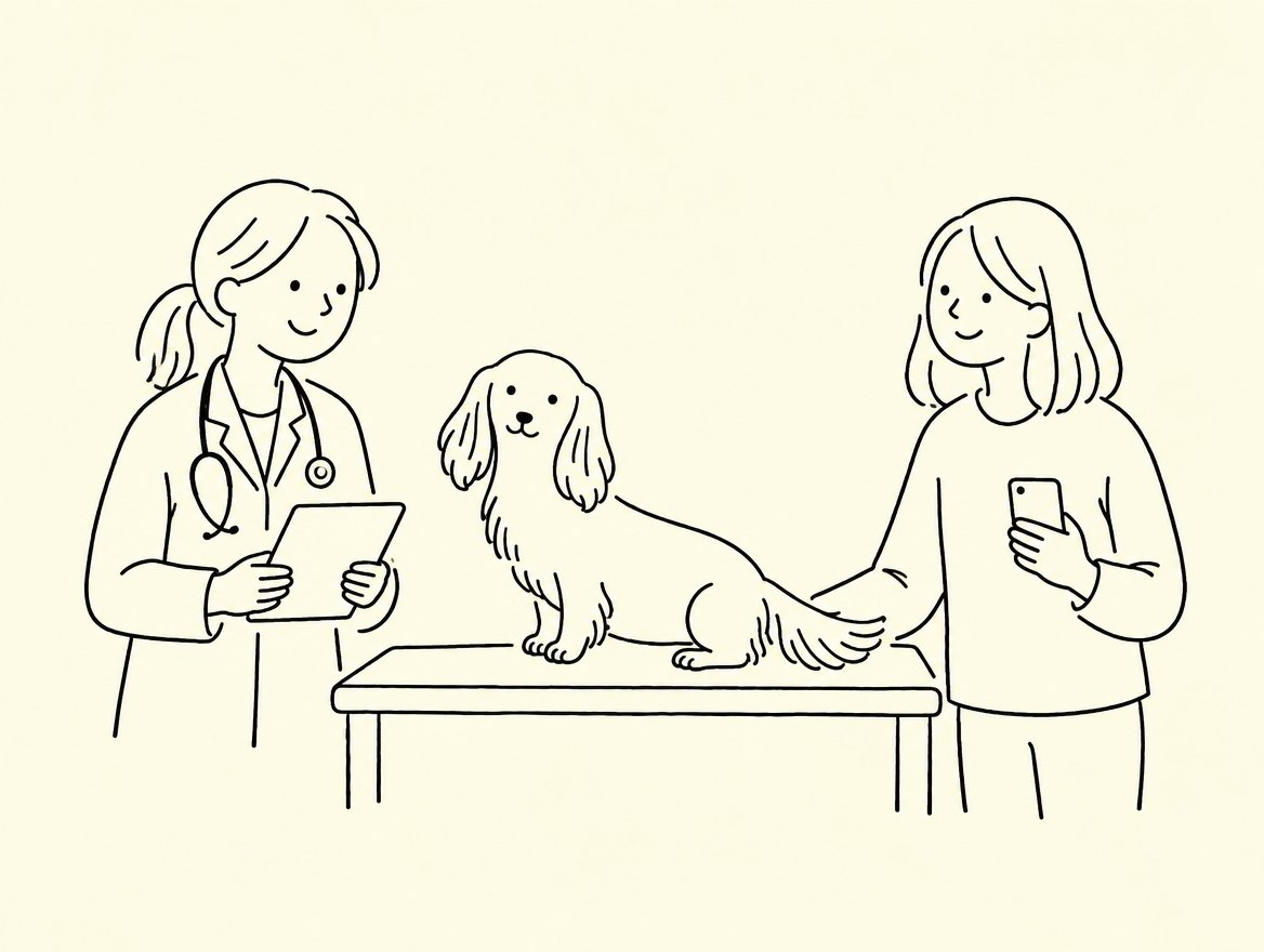 Storyboard: At the vet