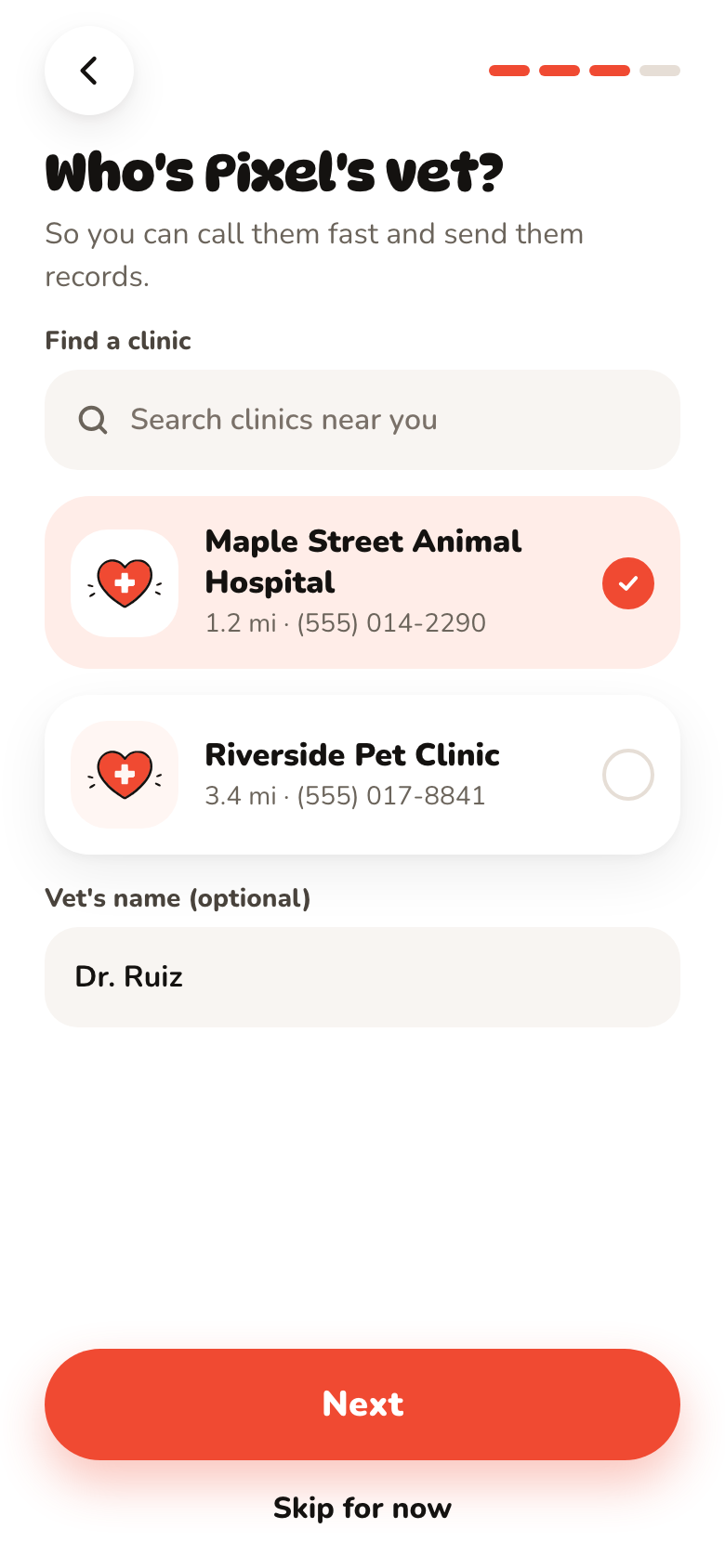Pixel’s vet